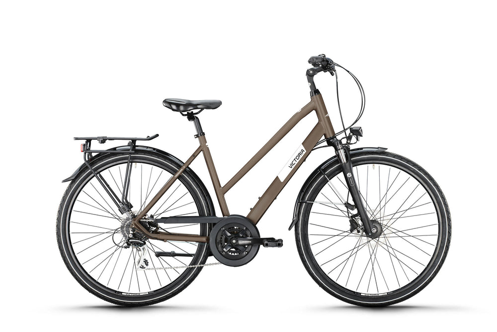 Victoria trekkingfiets treqana 4 mod. 24 bike vict.treqana 4 28 56 trap. 24sp earth grey