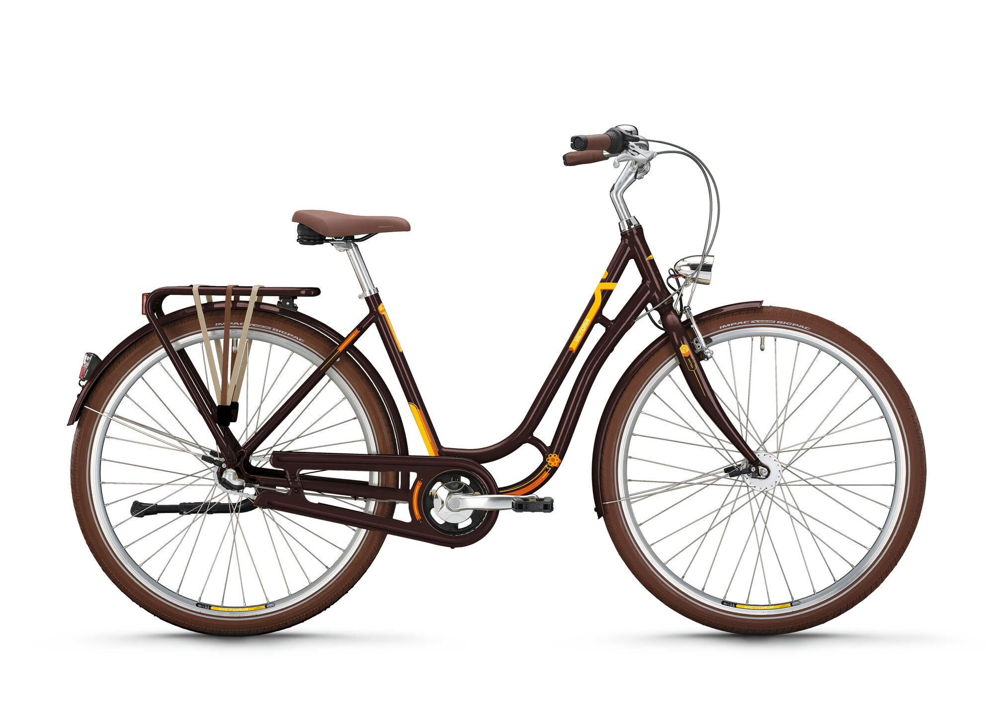 Victoria stadsfiets antiqa 3 mod. 24 bike vict.antiqa 3 28 45 nost.7sp mahagoni red