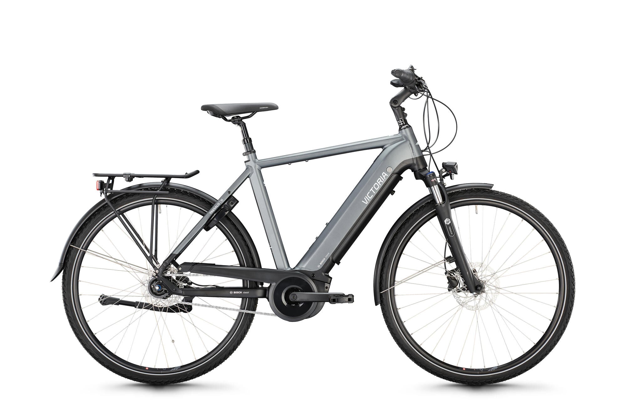 Victoria elektrische trekkingfiets tresalo 11 (#1) ebike vict. tresalo 11 28 50 7sp fh grey