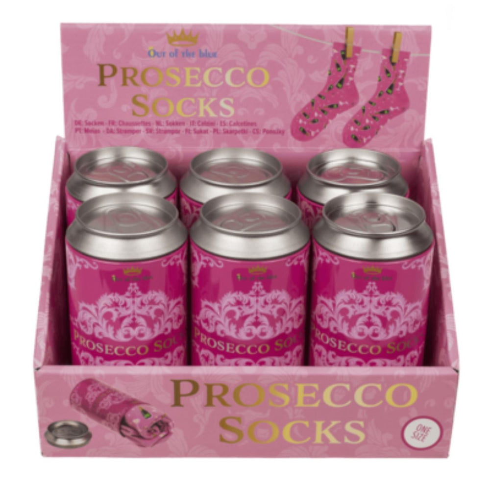 Ootb prosecco sokken in blikje prosecco sokken in blikje