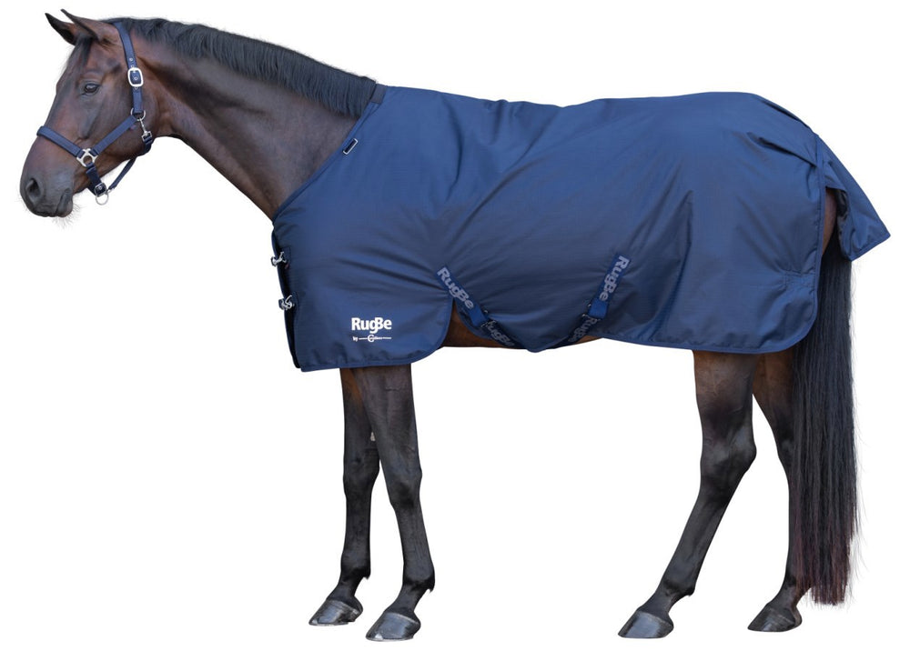 Abi producten paardendeken outdoor rugbe marine 135cm grijs