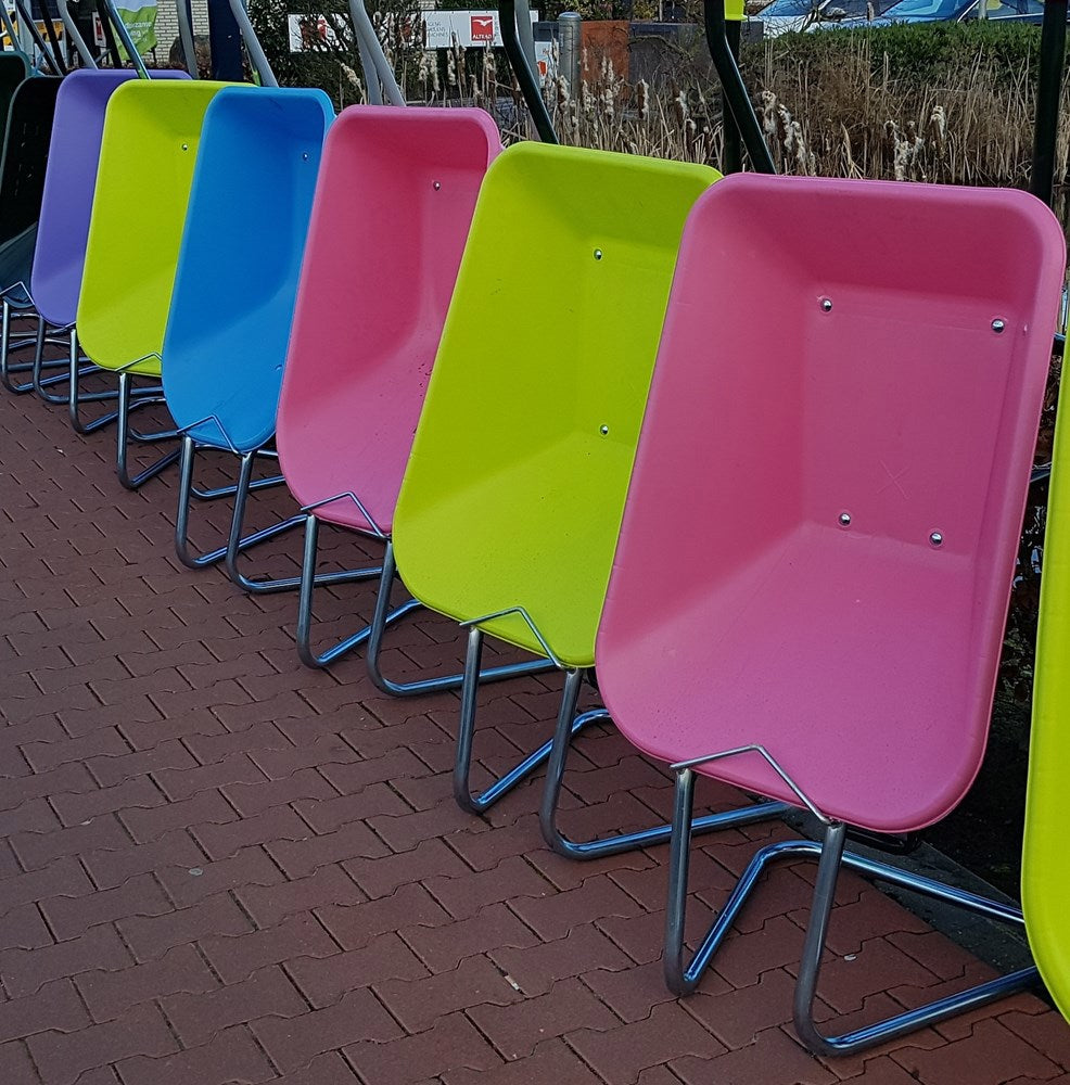 Fort producten presentatiestandaard verzinkt voor 1 kruiwagen