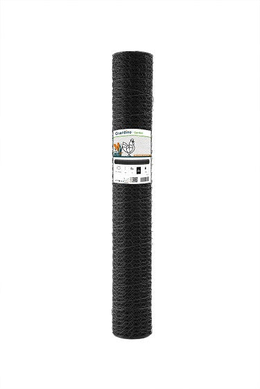 Giardino producten gaas zeskant zwart 25 1 0 0 50m x 5m