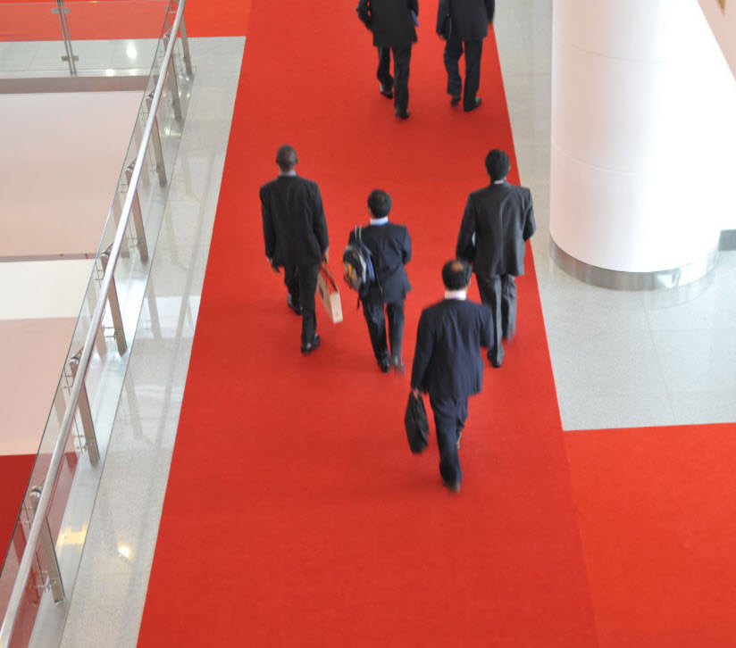 Hpx producten expo carpet tape transparant 38mm x 25m