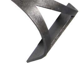 De wit bio handhakje - 330x75x60mm