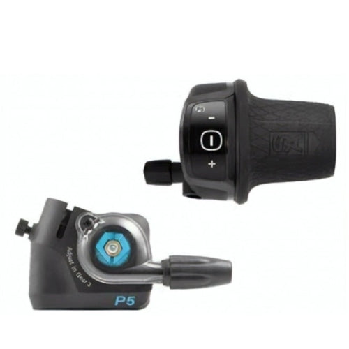 Sunrace twist shifter 5 vitesses avec clickbox adapté pour Sram P5
