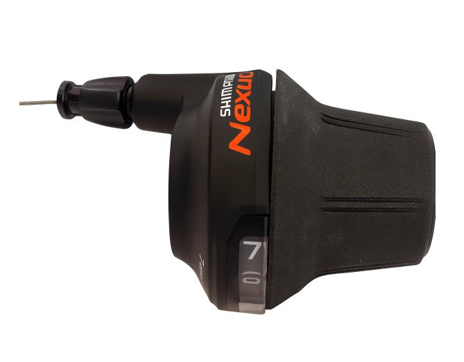 Shimano nexus sl-c3001-7 draaigreep schakelaar - 7-speed - rechts - voor nexus naafversnelling - zwart