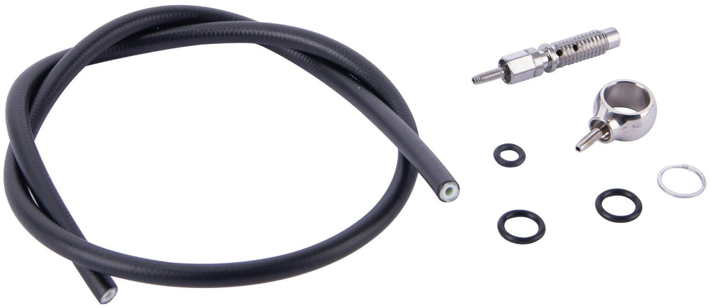 Rockshox vorkdeel x-loc leiding incl banjo en toebehoren - zwart