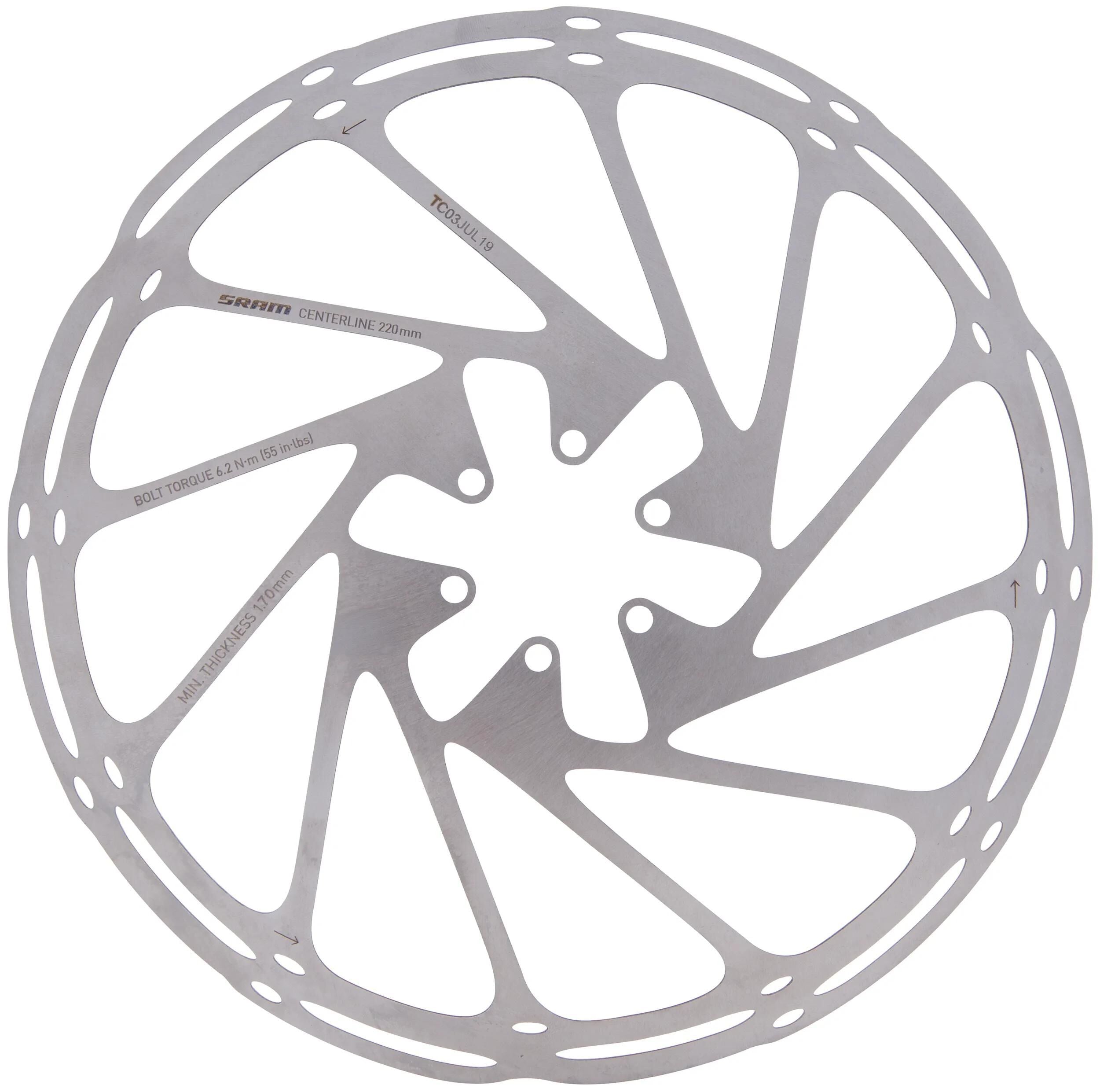 Sram bremsscheibe centerline centerline brake rotors 220 mm rounded