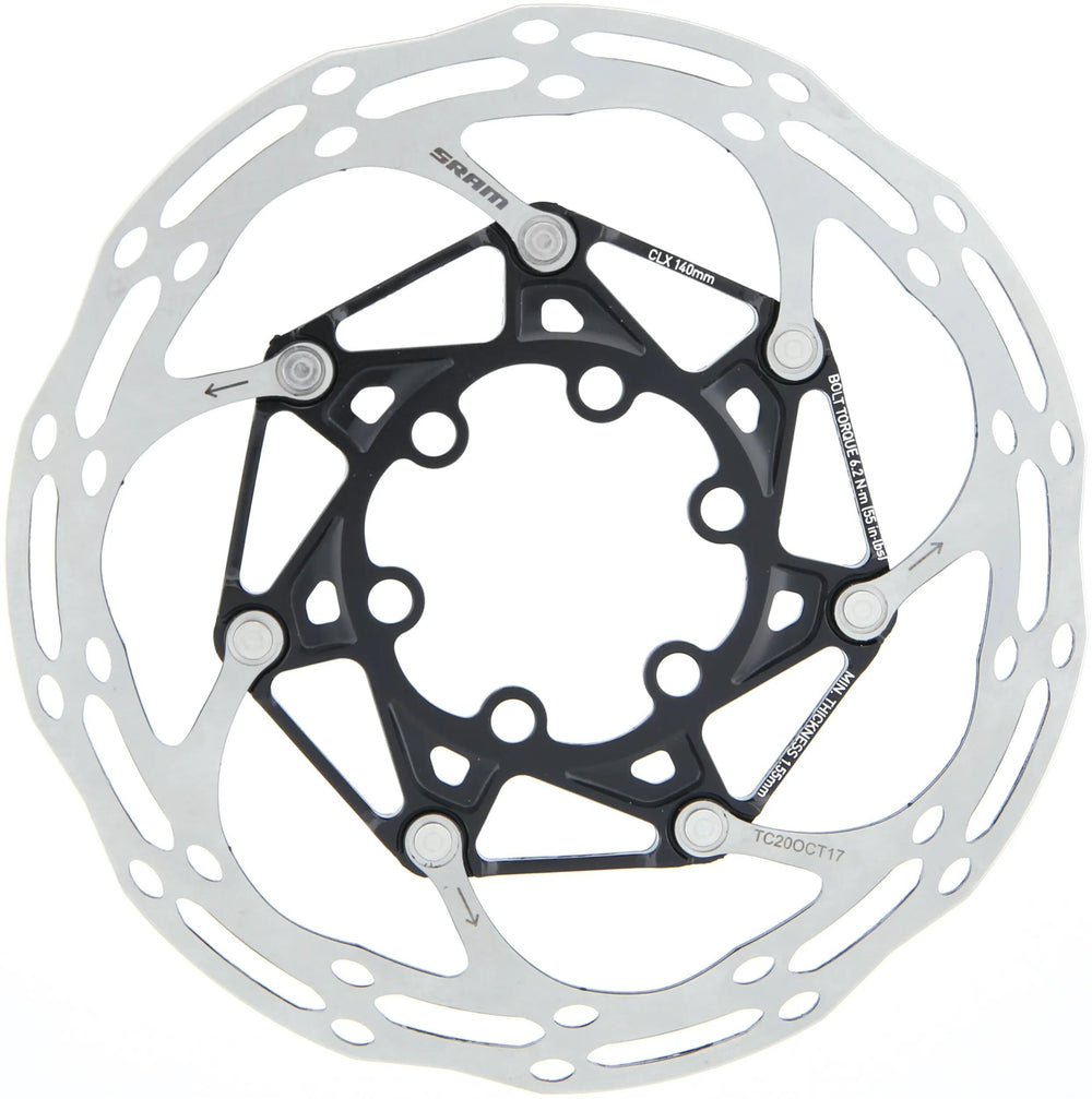Sram remschijf centerline x rotor brake rotors center 140 mm steel rounded