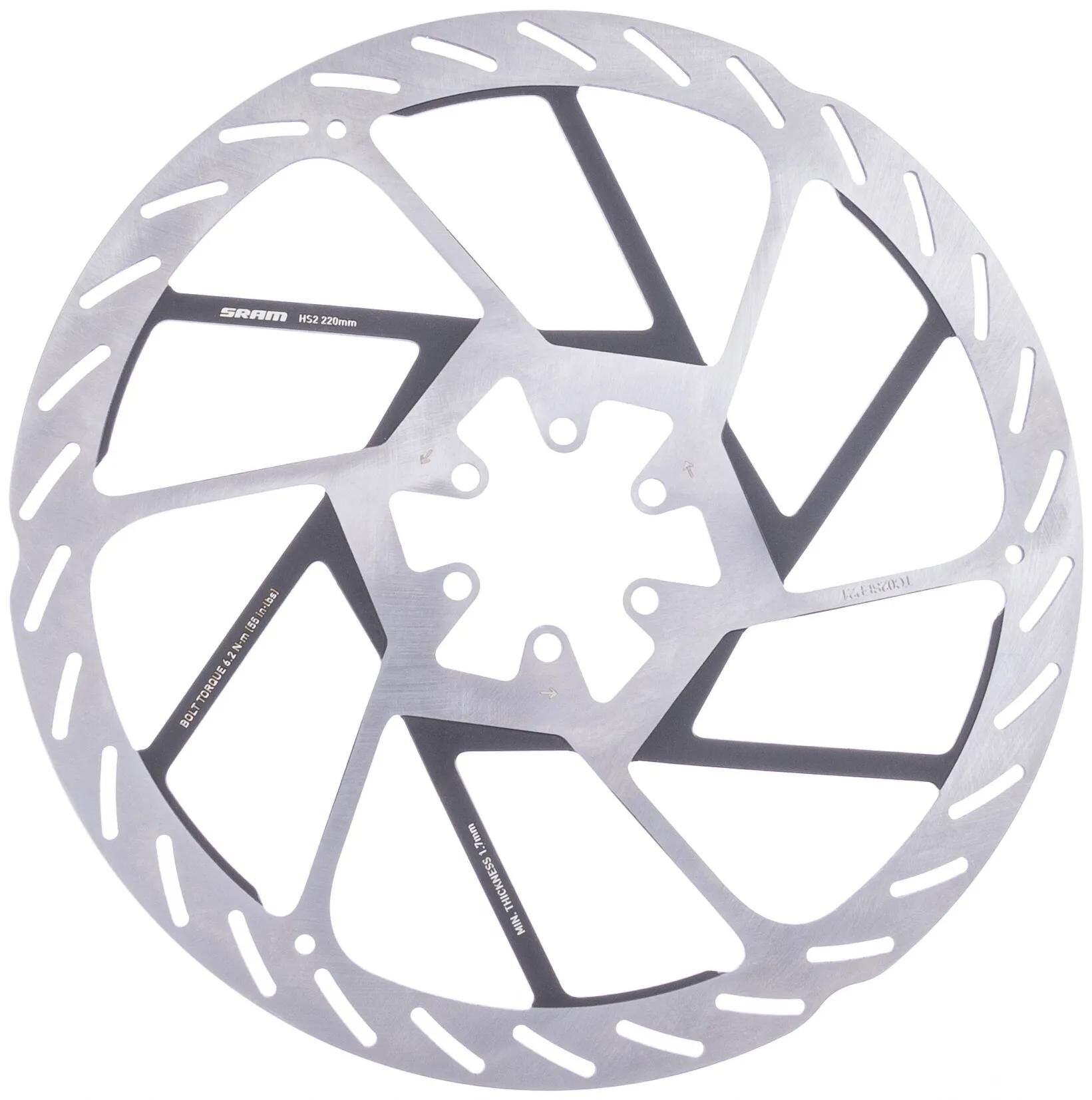 Sram bremsscheibe hs2 brake rotors hs2 220 mm 6b rounded
