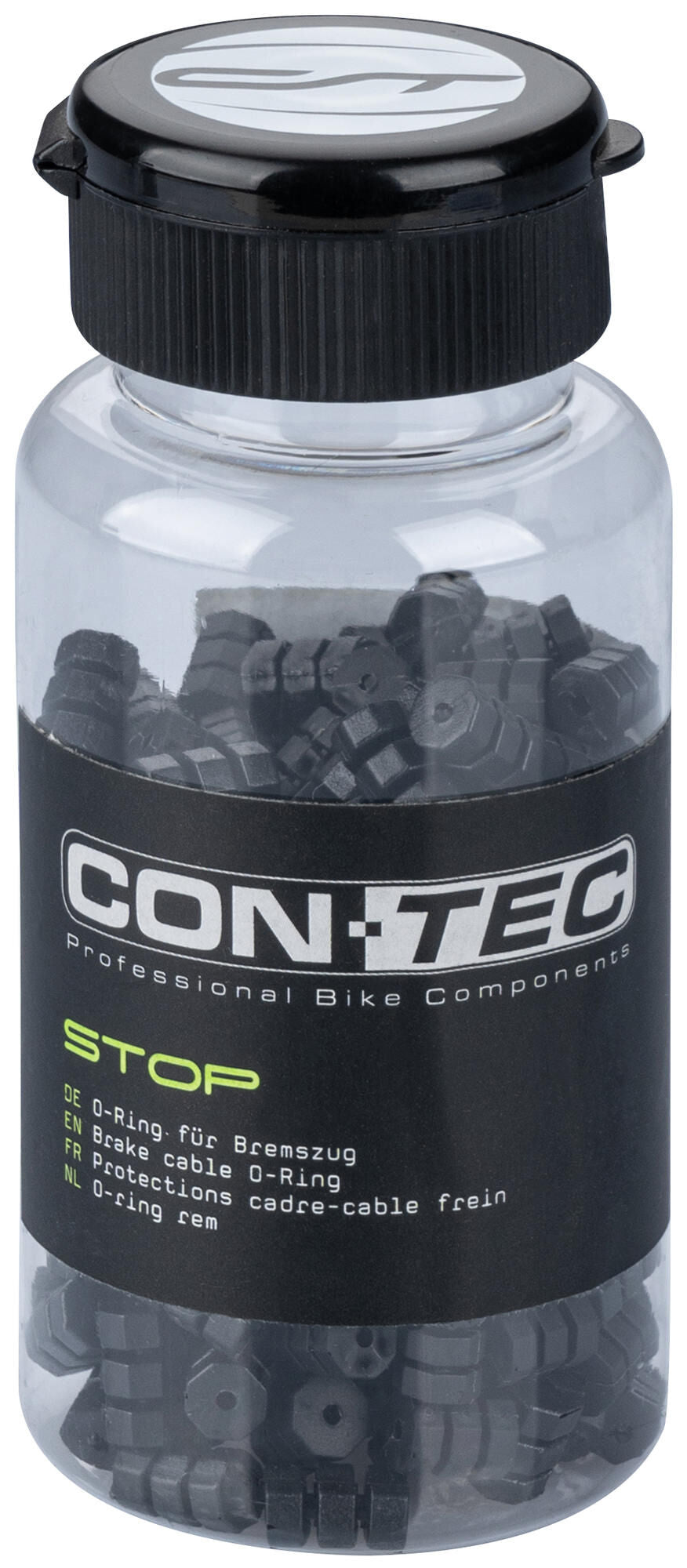 Contec o-ring stop ct o-ring stop box 200 pcs black