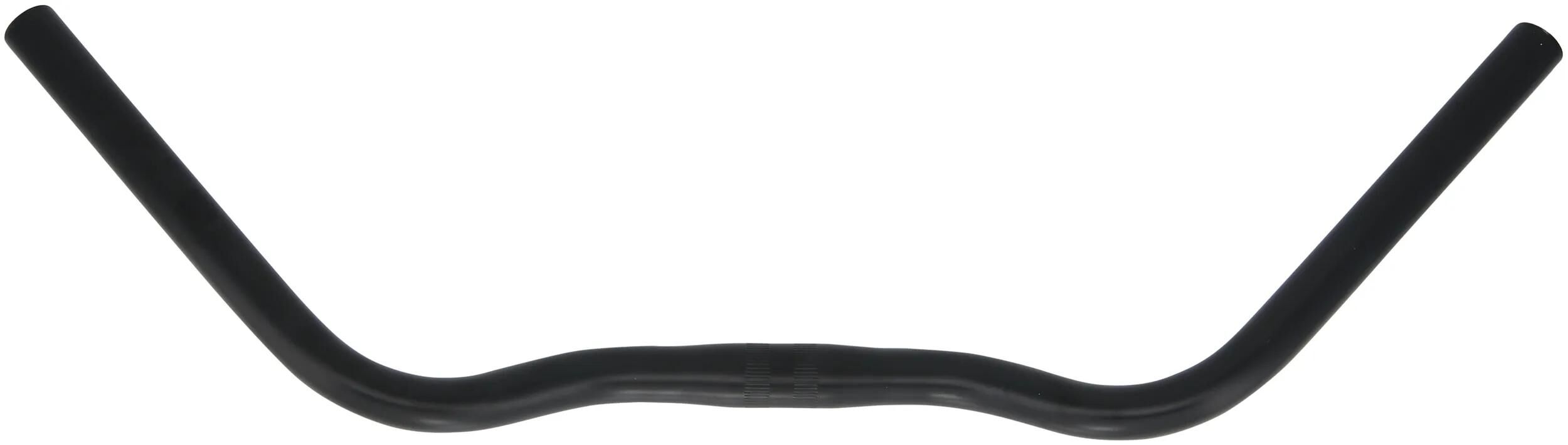 Ergotec stuurbocht trekking 25,4 staal zwart