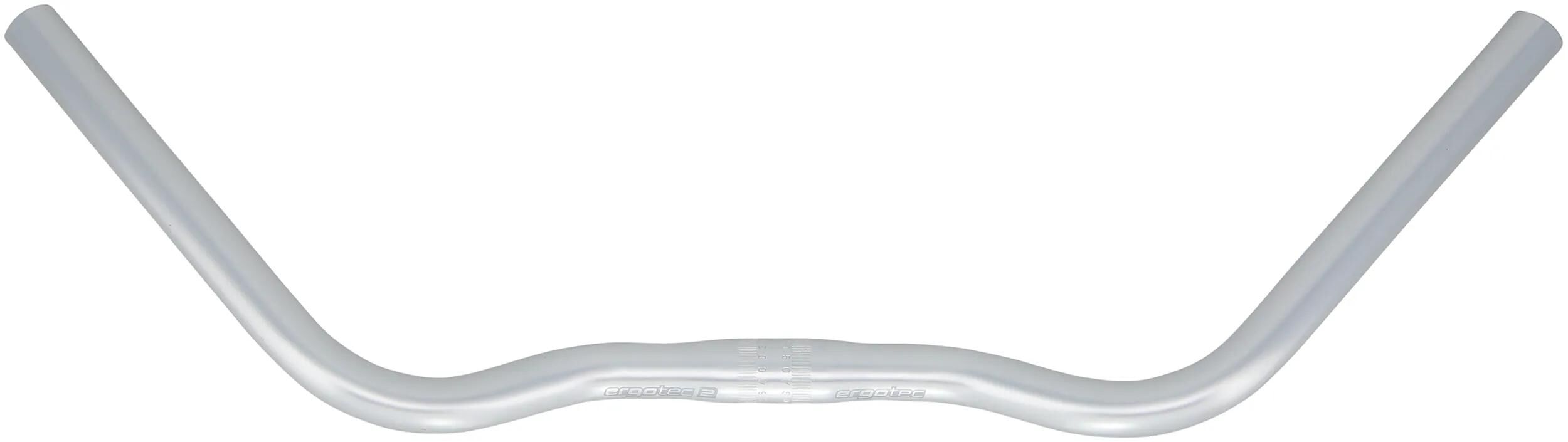 Guidon City bike 22.2/ 590/ 25.4MM Argent
