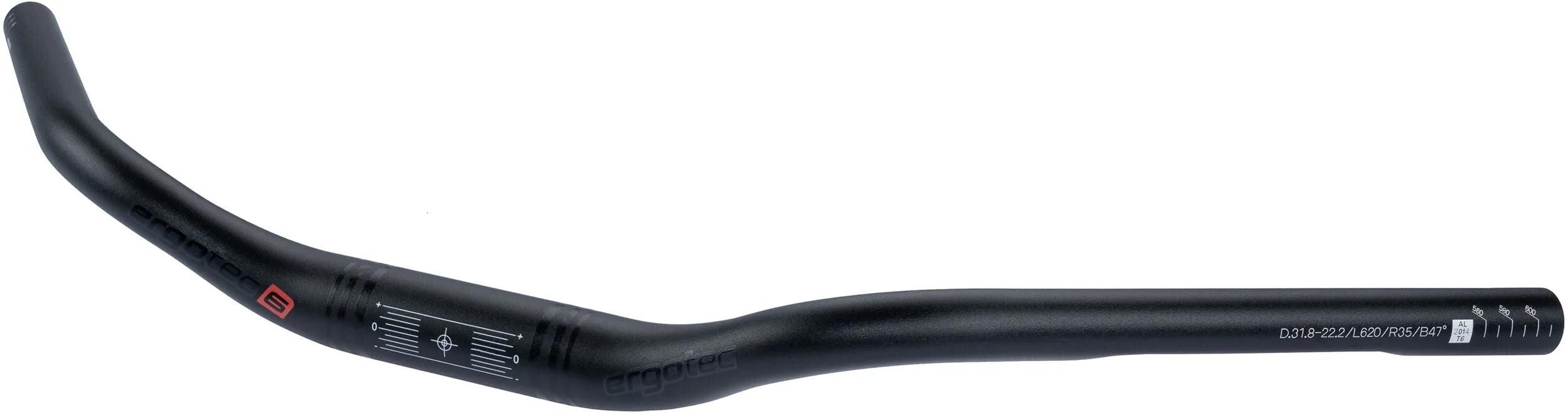 Ergotec lenker trekking handlebar trekking 31,8mm black