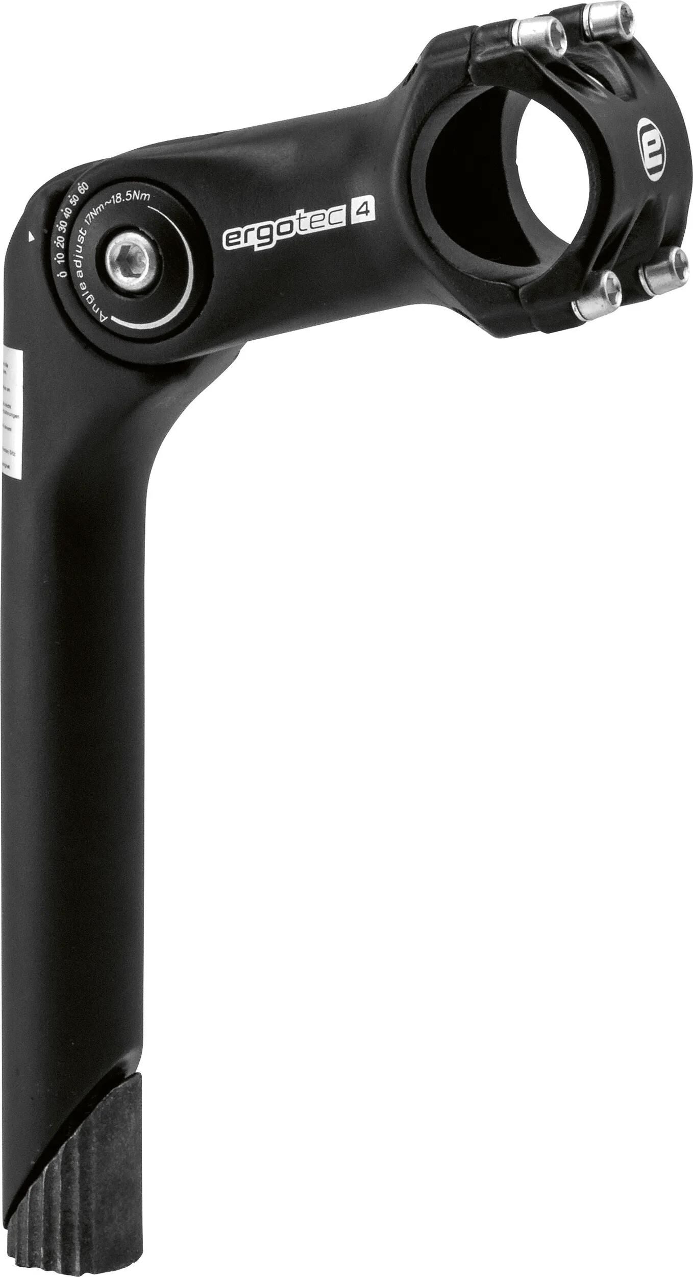 Ergotec stuurpen octopus 2 verstelbaar 31,8 mm 110 mm matzwart