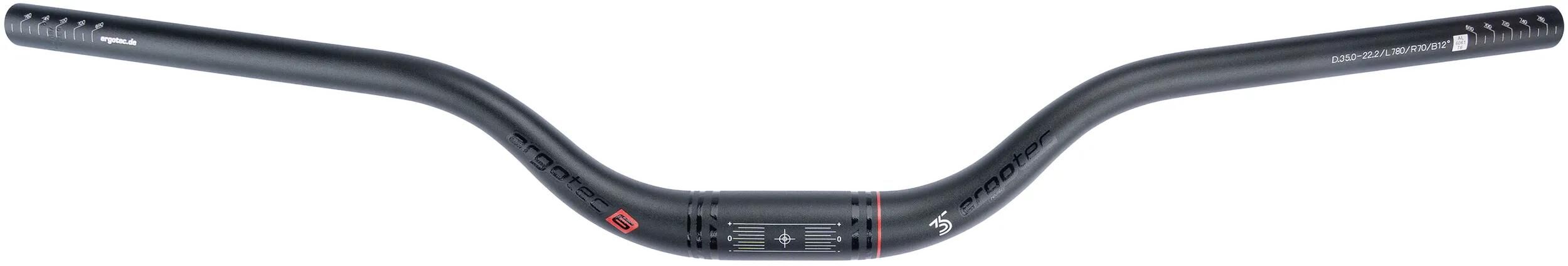 Ergotec lenker riser bar 30-50-70 bar riser bar 30-50-70 220mm 70mm