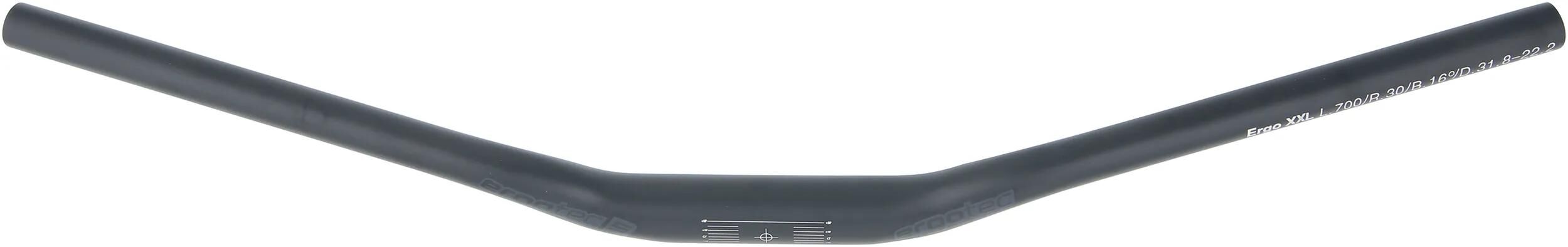 Ergotec Stuurbocht Ergo XXL 31,8mm 700mm mat zwart