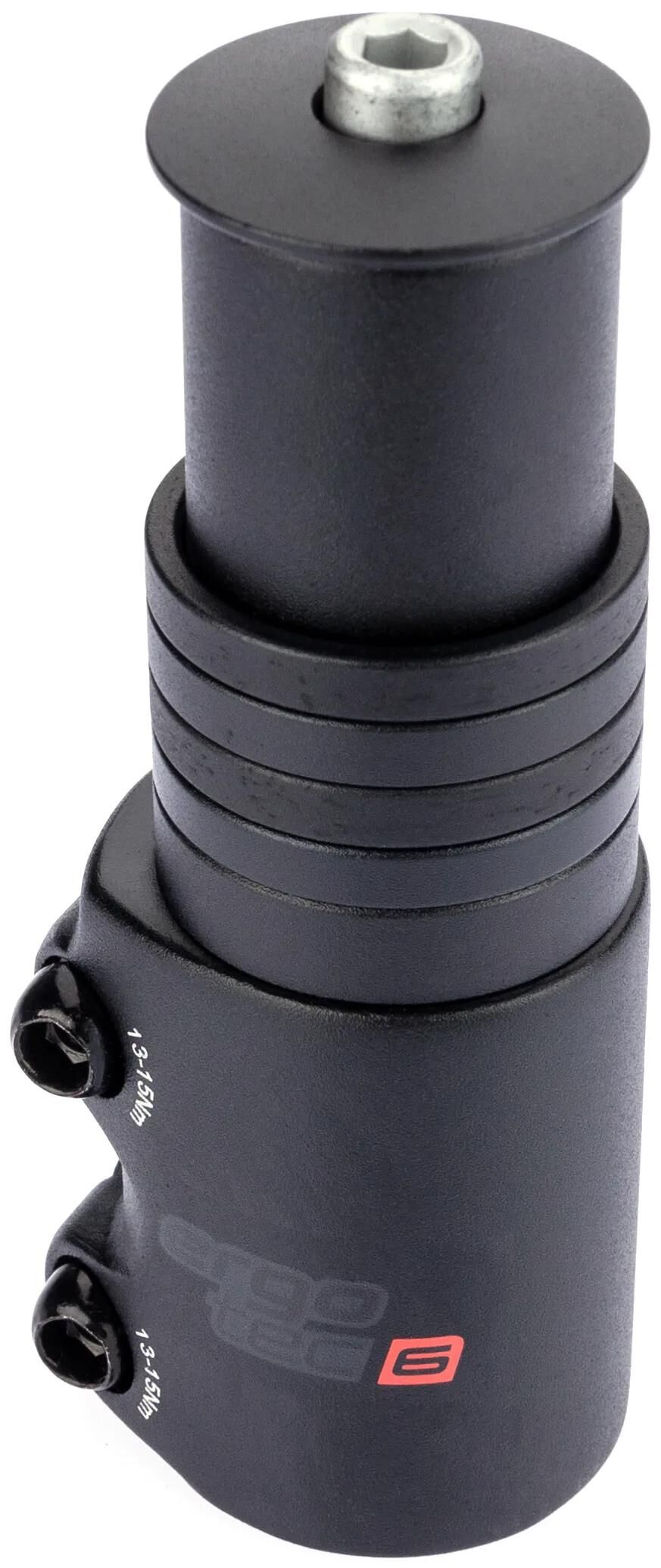 Ergotec vorbauerhöhung ahead 3 ahead adapter 28.6 mm black sand level