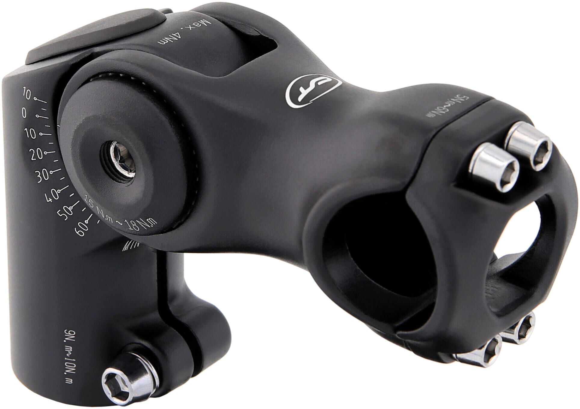 Contec voorbouw tarantula hybrid ct stem tarantula hy adj mtb 25,4x80 mm black