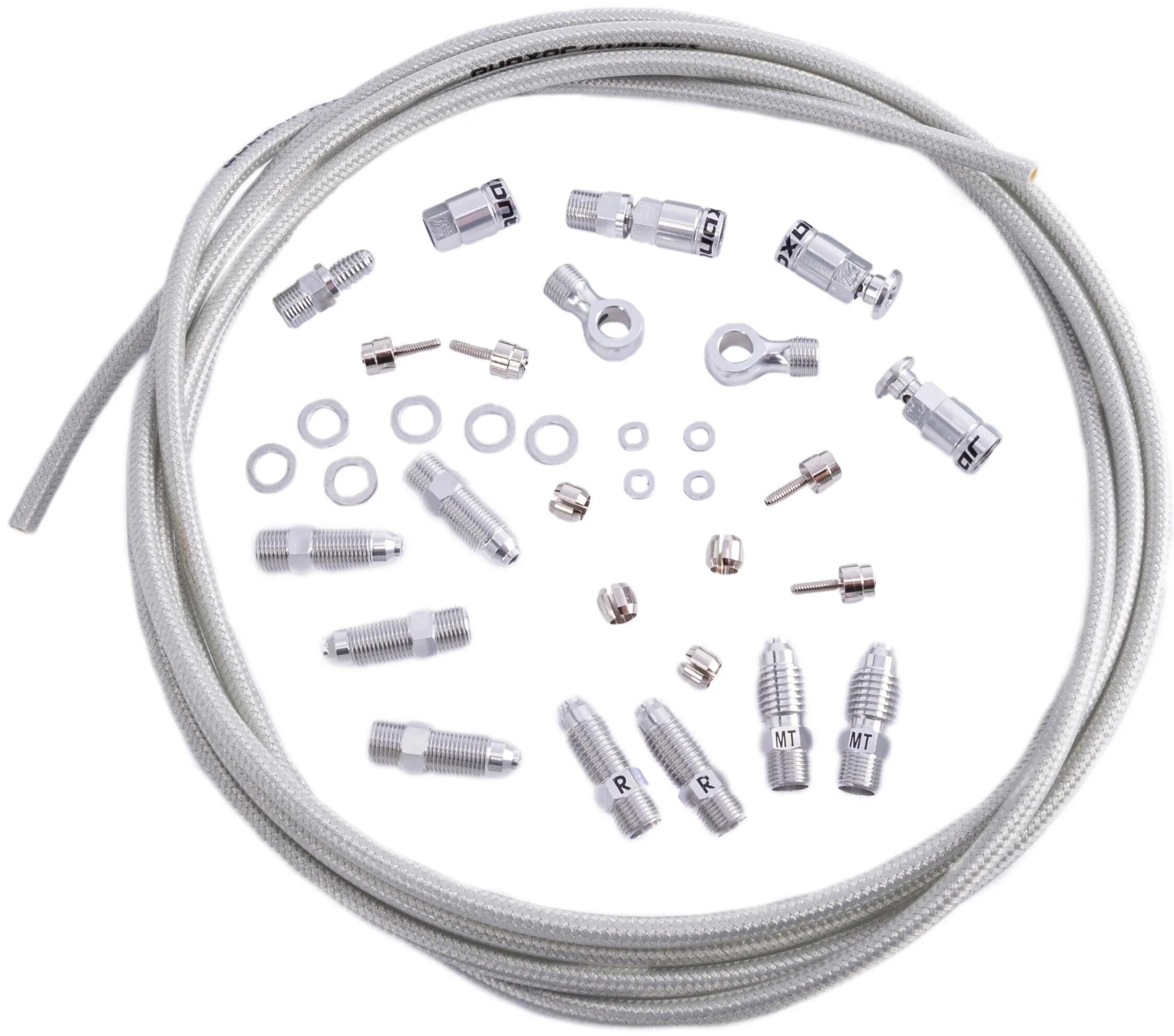 Quaxar bremsleitungs-kit sherman br. line kit sherman silver 3000mm
