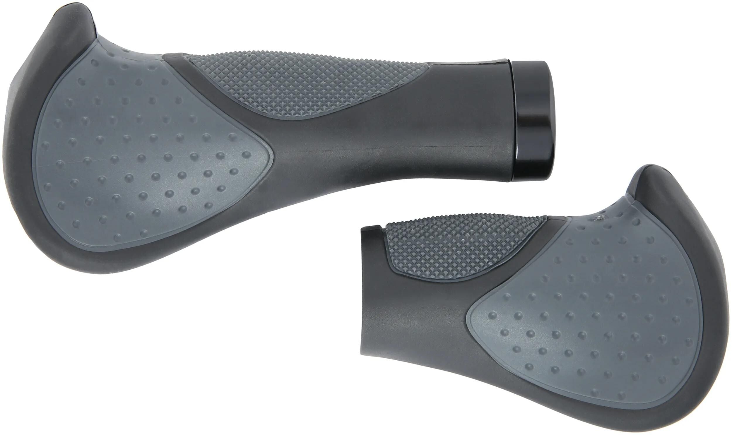 Ergotec handvatset frisco2 140 95mm zwart grijs