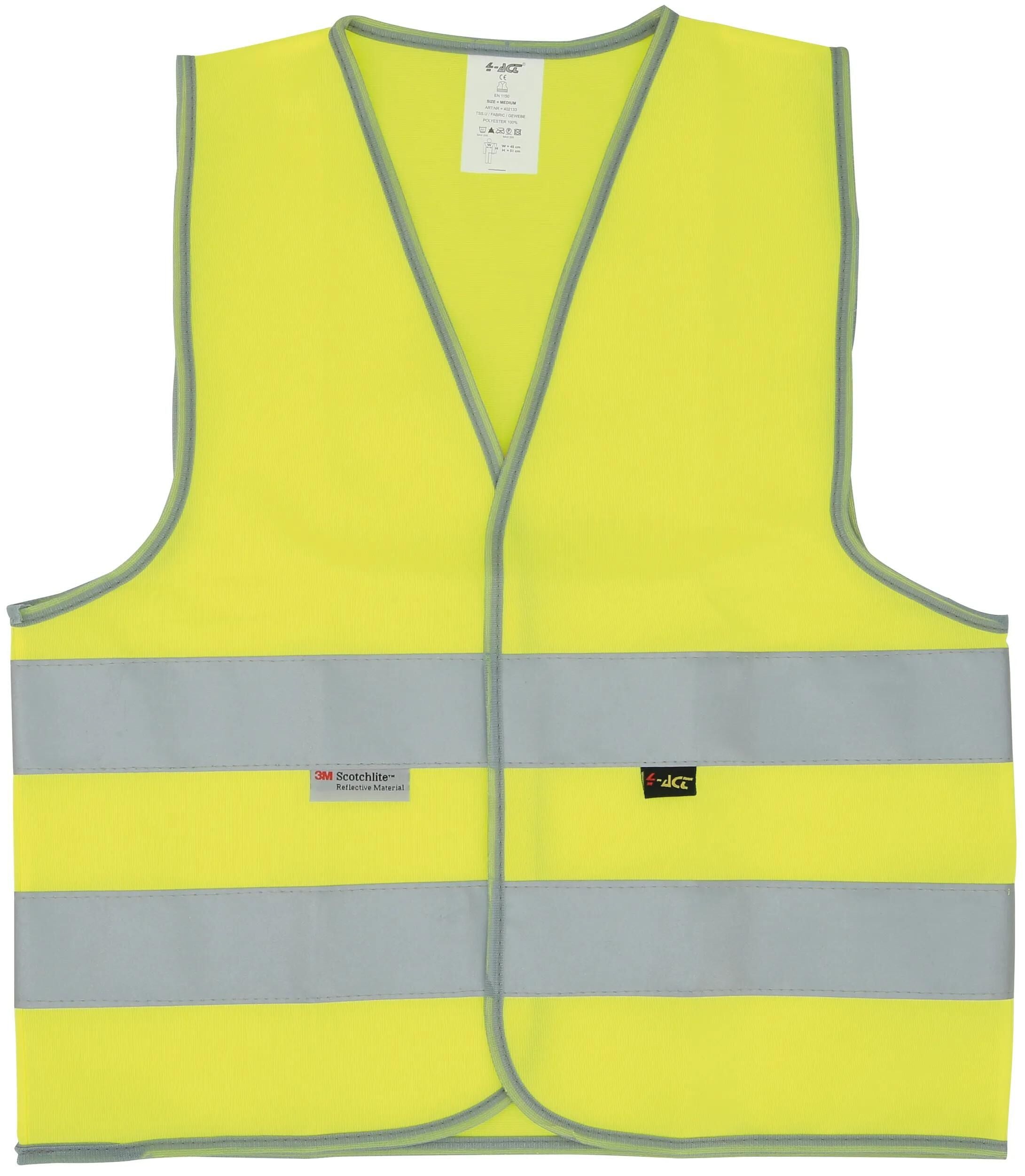 4-act kinderweste reflex vest f.kids size l y