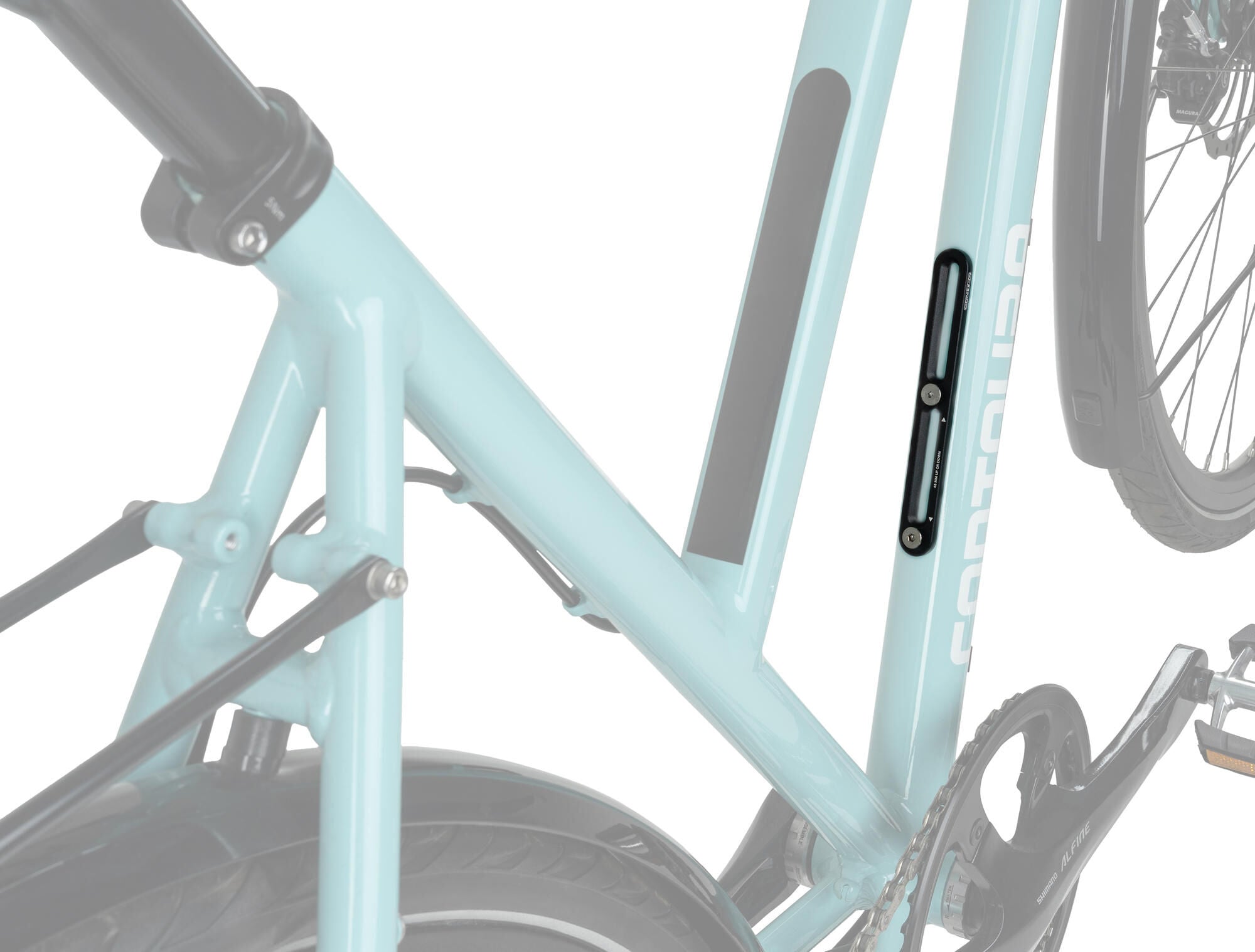 Contec bidonhouder-adapter cage float bot.cage adapter cage float black