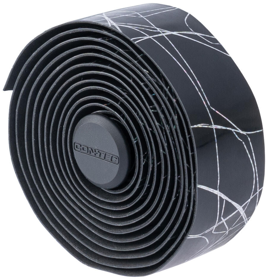 Contec stuurlint comfort.tacky ct bar tape comfort.tacky 200mm black metallic