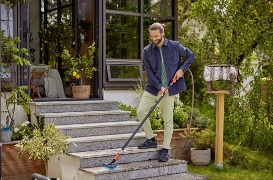 GARDENA Cleansystem staalborstel Hard Flex, borstel voor g