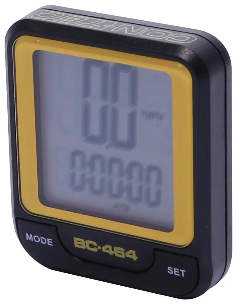 Contec fahrradcomputer cbc-464 ct computer cbc-464 wire, black neoyellow