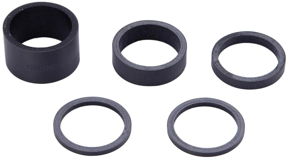 Rockshox spacer set spacer set rs with black logo