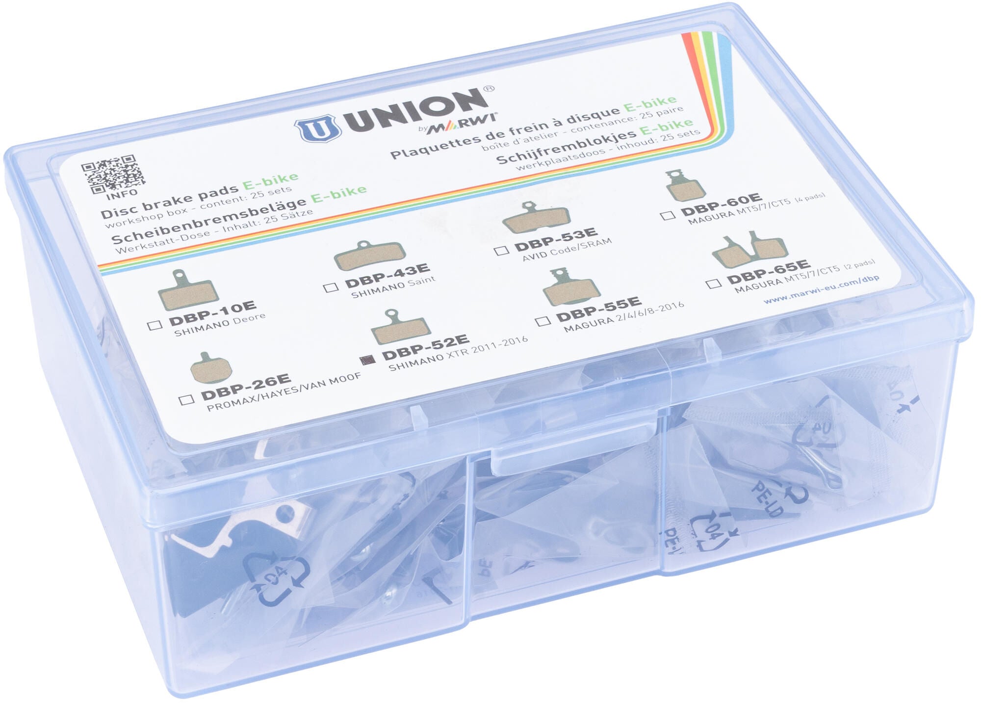 Union schijfremblokset dbp-52e organisch kevlar (25pr)