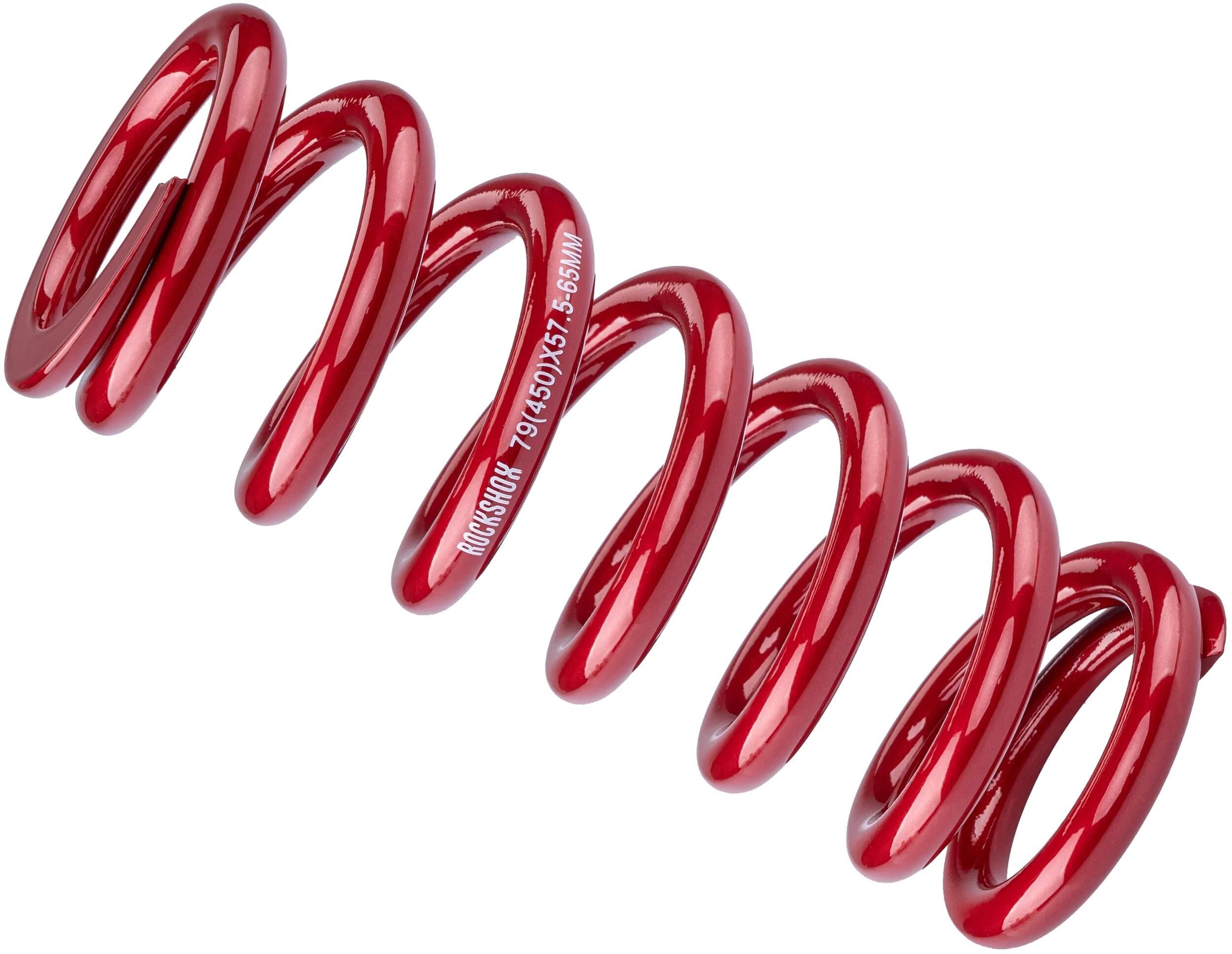 Rockshox feder spring rs 57,5-65mm 151mm 450 lb electr.red