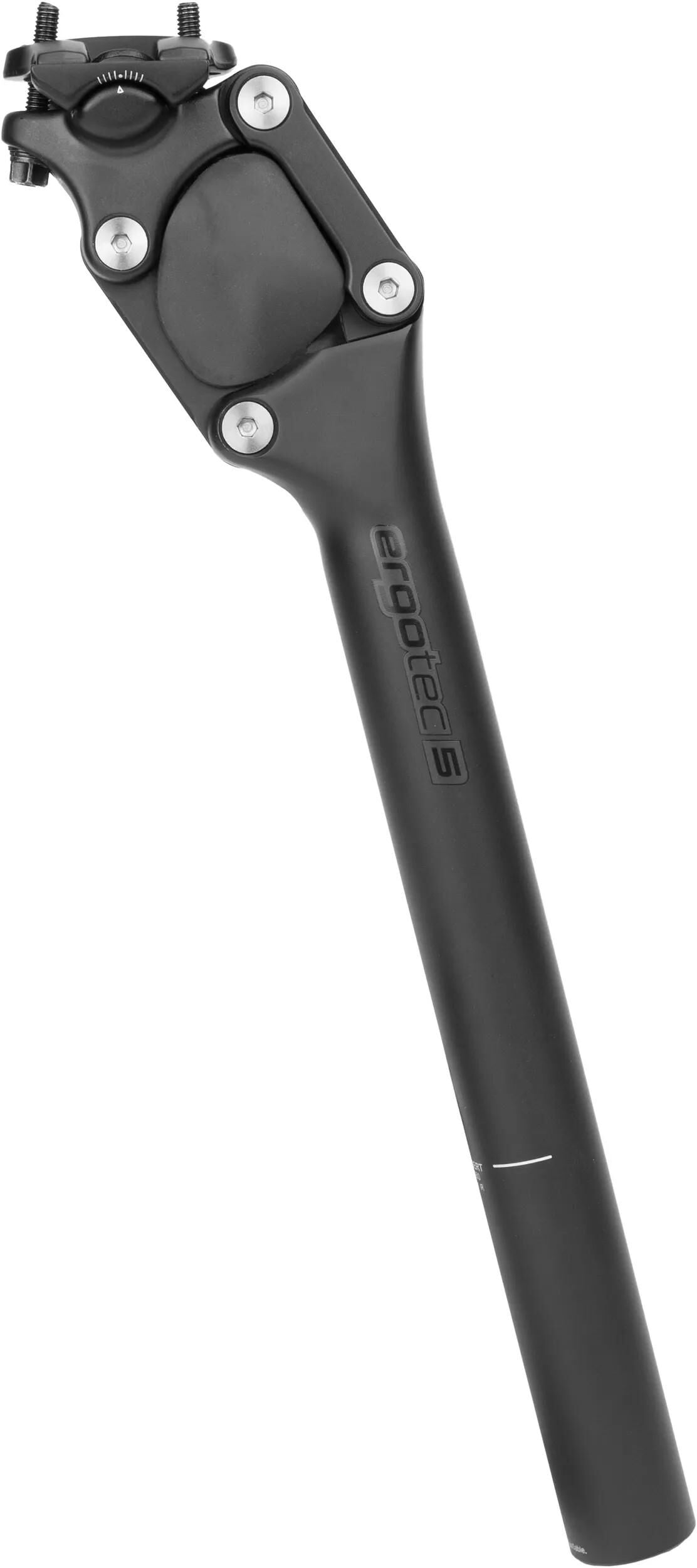 Ergotec zadelpen verend pm-705n 30,9 x 350 zwart