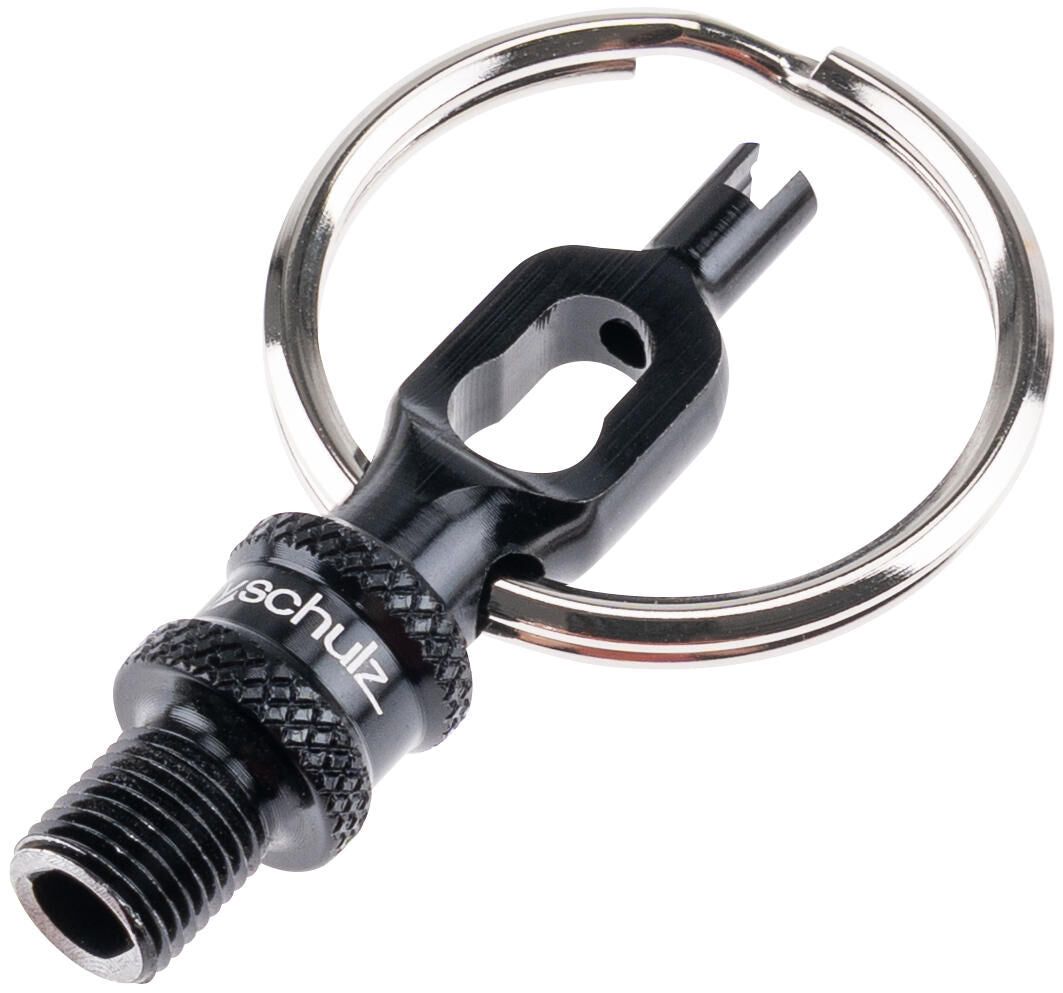 By,schulz ventieladapter v.5 valve adapter v.5 black