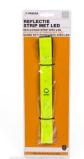 Led armband fluorgeel. incl batterijen