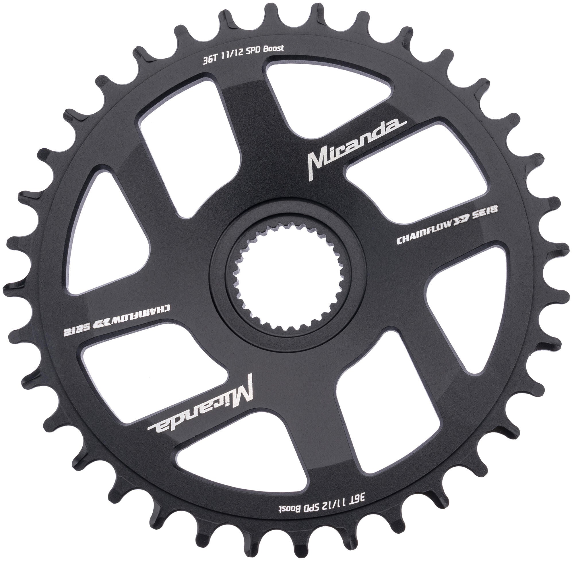 Miranda kettingblad chainflow 3d se12 chain ring 36t gen.4 bes3
