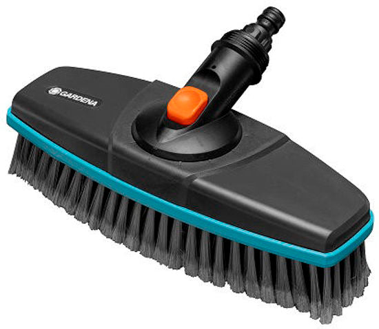 GARDENA Cleansystem staal met zachte borstel voor grotere,