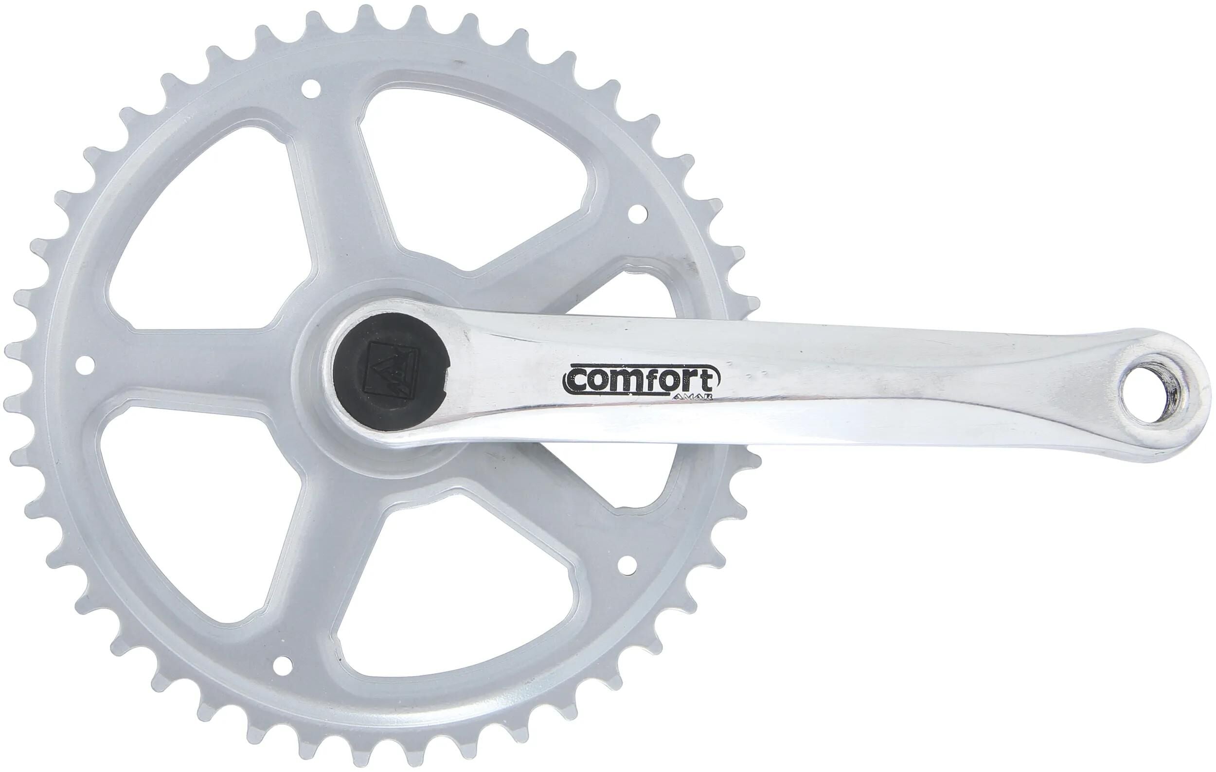 Amar crankstel crankset 4-edge 44t 1-speed 1 2x3 32 alu sil.