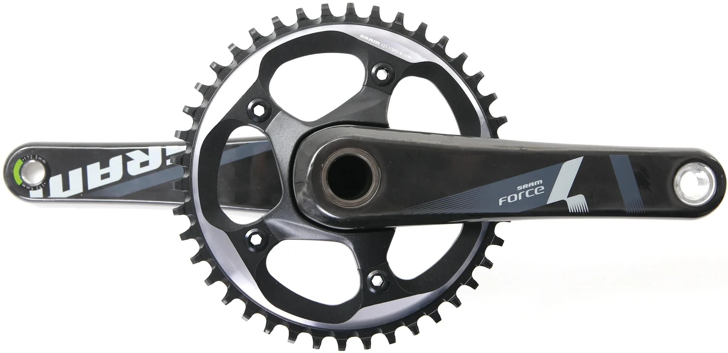 Sram kettenradgarnitur force 1 crankset force 1 gxp 42 t. 170mm grey