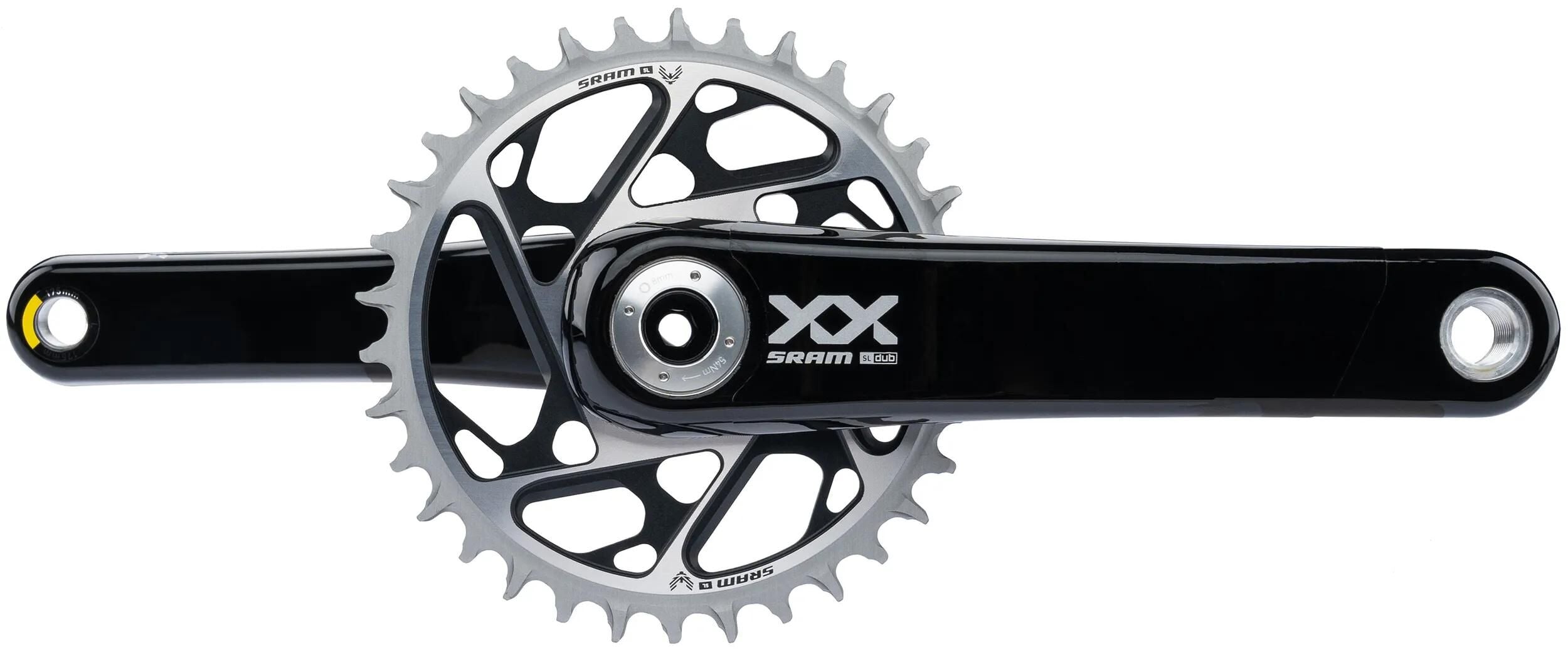Sram kettenradgarnitur xx sl eagle transmission crankset xx sl eagle tr. 175mm q168mm