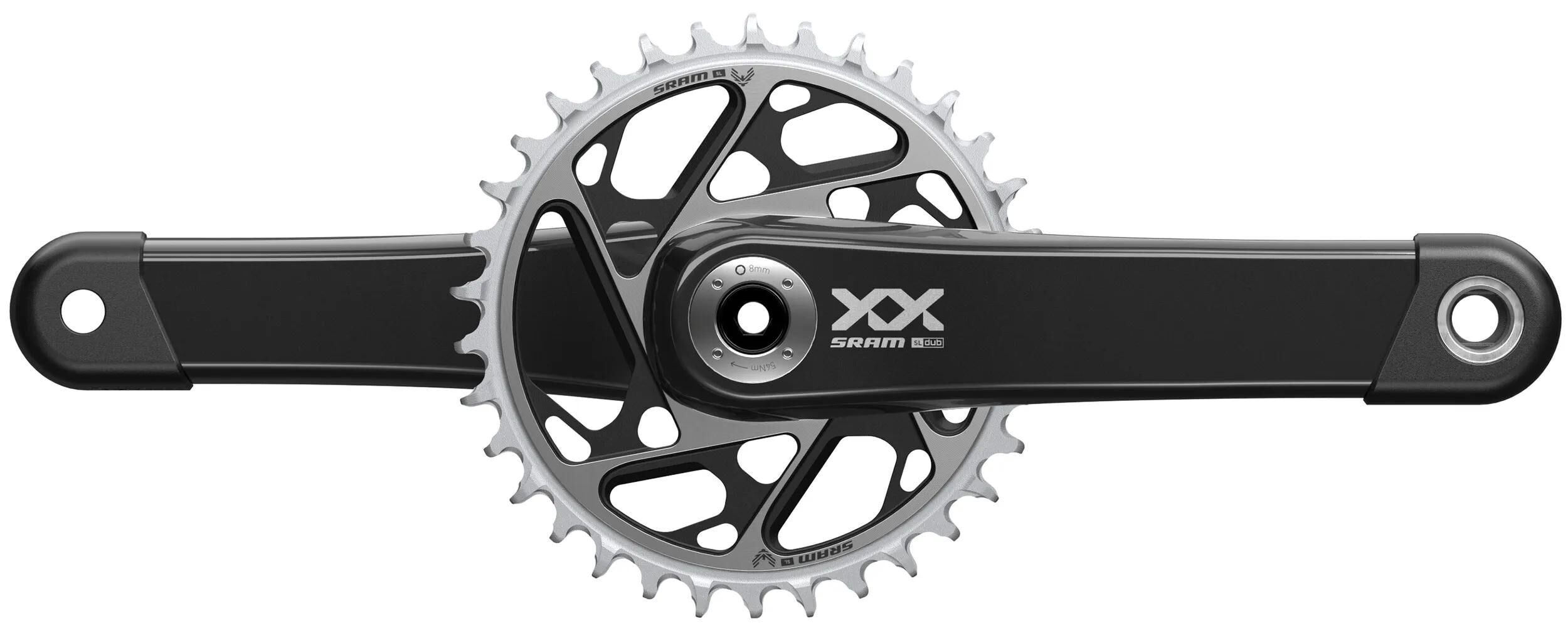 Sram kettenradgarnitur xx sl eagle transmission crankset xx sl eagle tr. 170mm q168mm