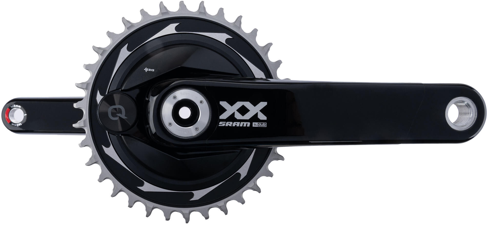 Sram crankstel powermeter xx sl eagle axs transmission crankset pm xx sl eagle axs trans.165mm 34t