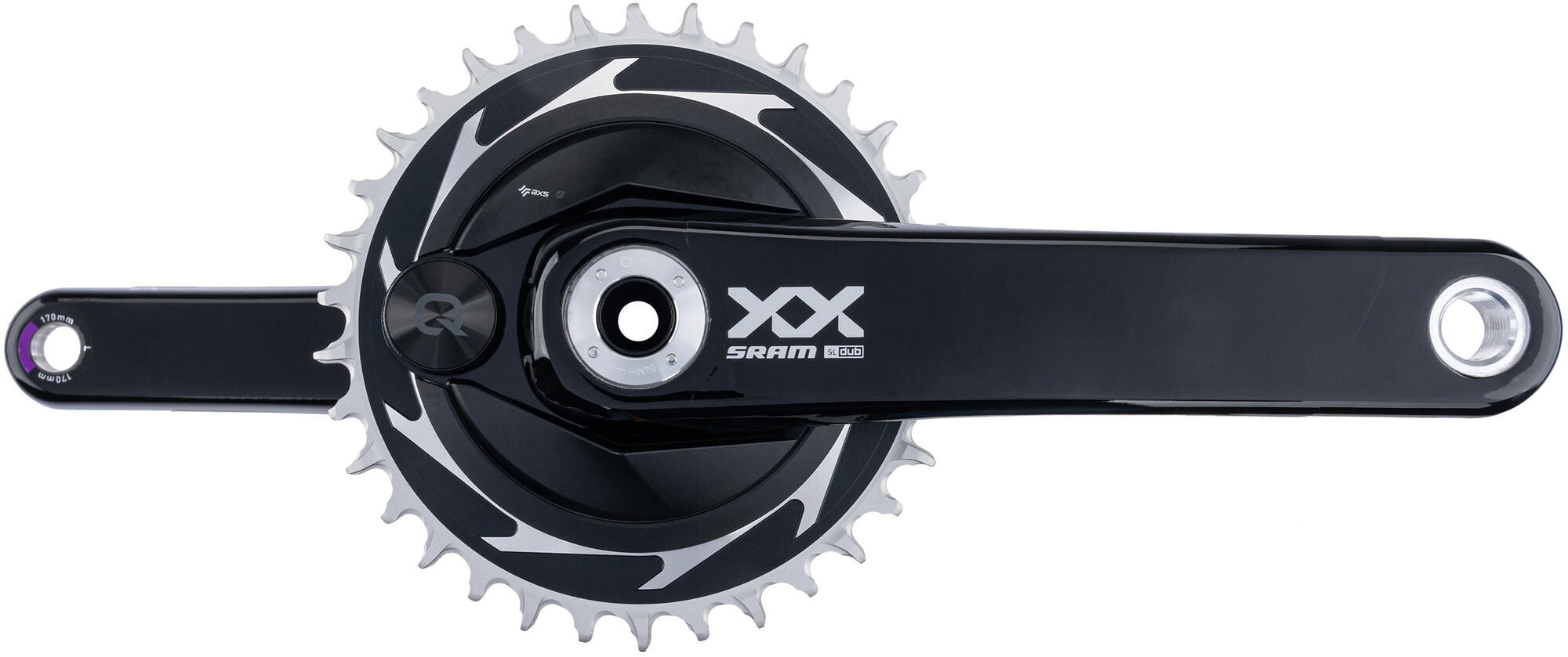 Sram crankstel xx sl eagle axs transmission crankset pm xx sl eagle axs trans.170mm 34t