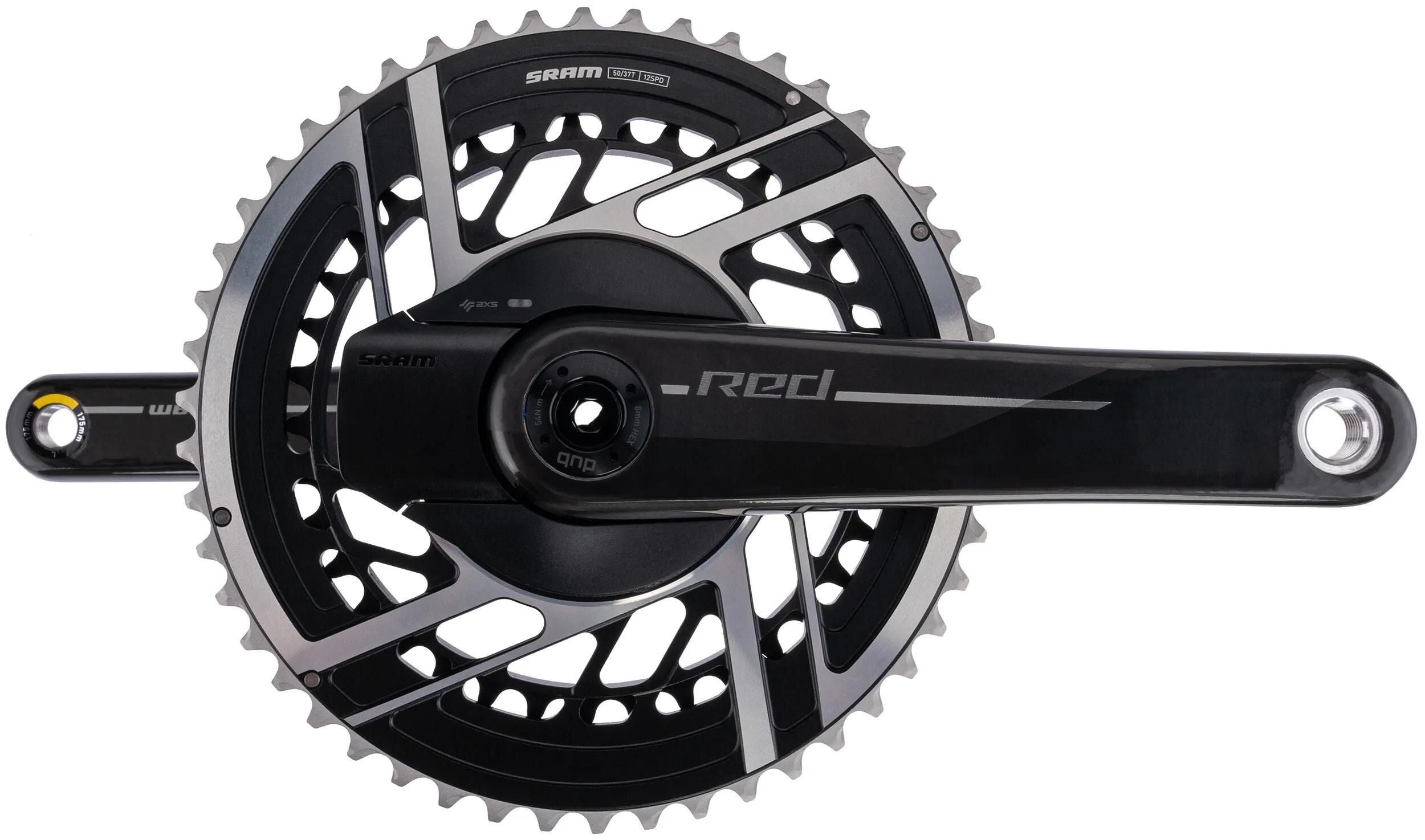 Sram kettenradgarnitur red axs e1 crankset pm red axs e1 37 50t 175mm
