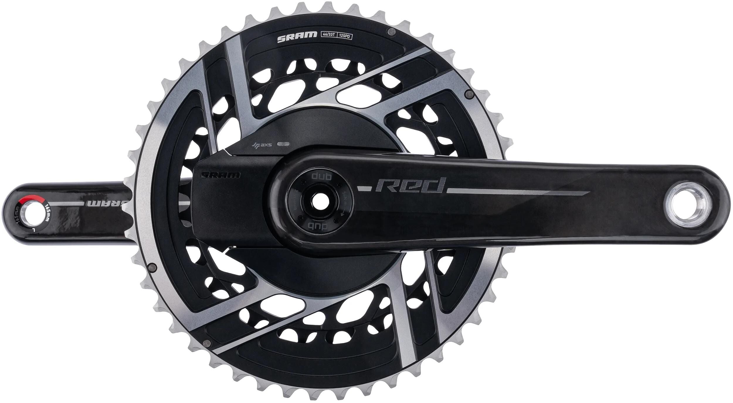 Sram kettenradgarnitur red axs e1 crankset pm red axs e1 33 46mm 165mm