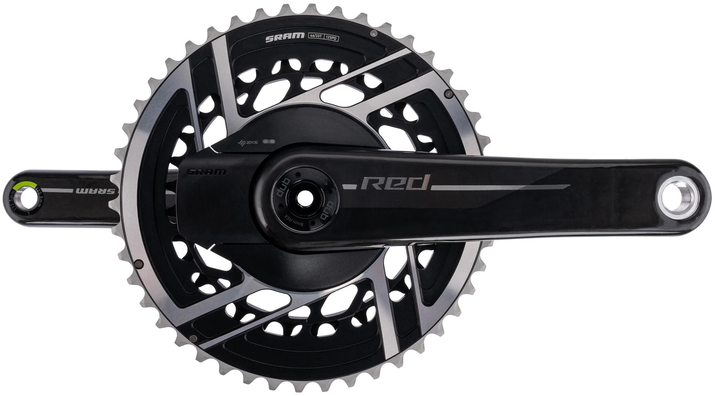 Sram kettenradgarnitur red axs e1 crankset pm red axs e1 33 46t 172,5mm