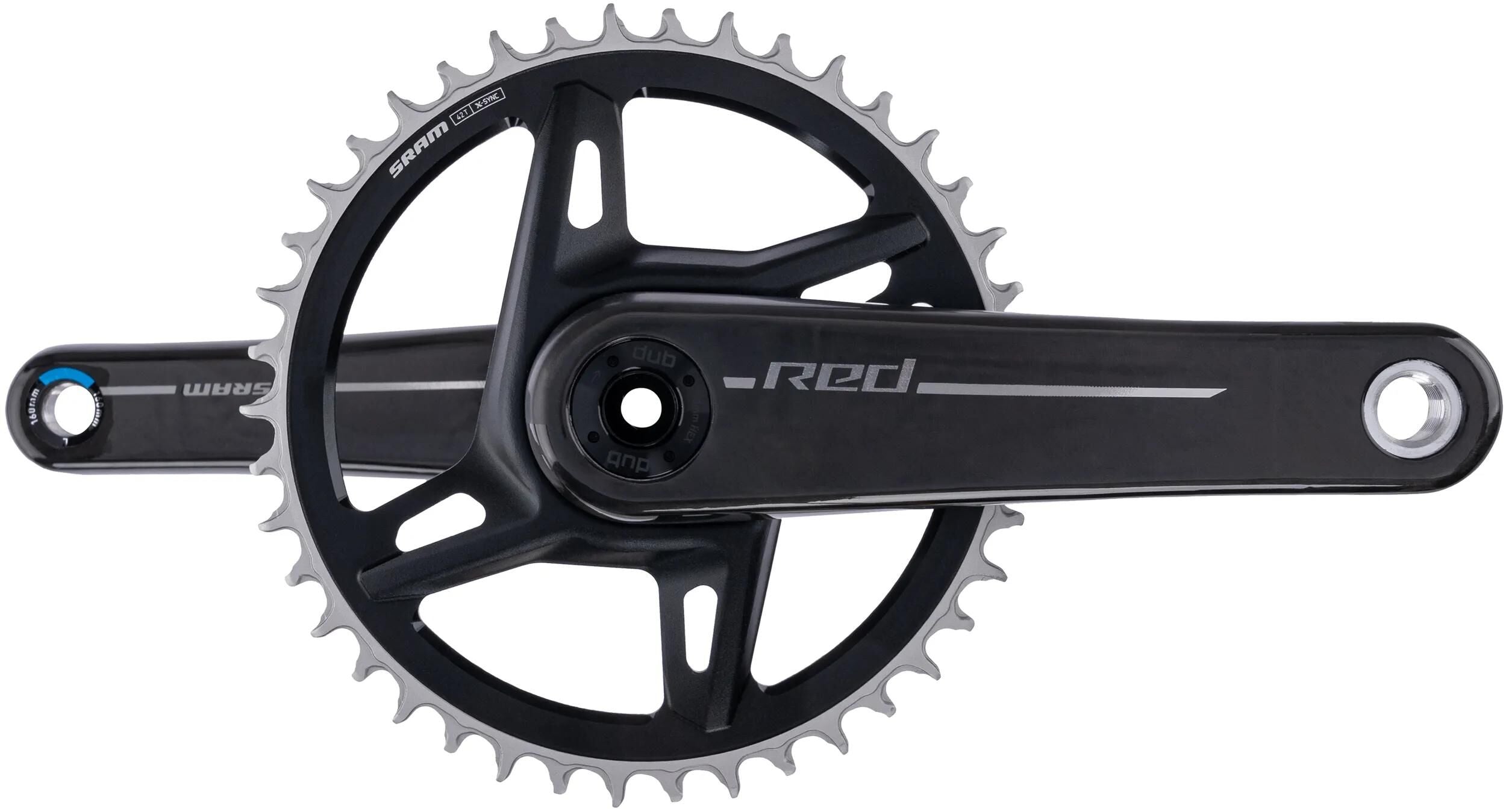 Sram kettenradgarnitur red 1 xplr e1 crankset red 1 xplr e1 42t 160mm