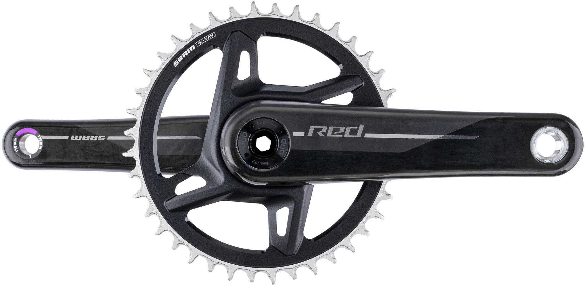 Sram crankstel red 1 xplr e1 crankset red 1 xplr e1 40t 170mm